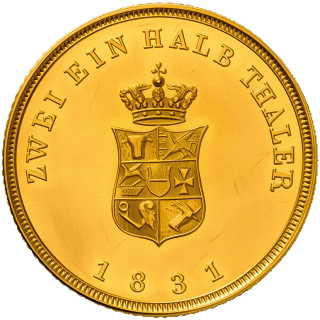 Mecklenburg-Schwerin Mecklenburg-Schwerin 2½ thaler, 1831-1835 coin 2