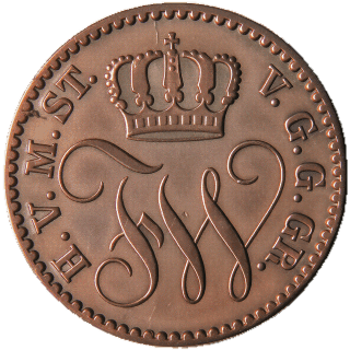 Mecklenburg-Strelitz Mecklenburg-Strelitz 1/48 thaler, 1862-1864 coin 1