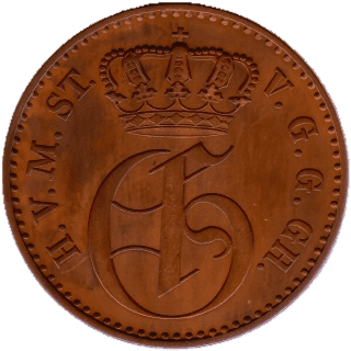 Mecklenburg-Strelitz Mecklenburg-Strelitz 3 pfennig, 1855-1859 coin 1