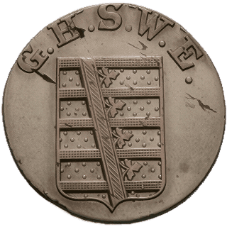 Saxe-Weimar-Eisenach Saxe-Weimar-Eisenach 1/24 thaler, 1815 coin 1