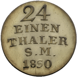 Saxe-Weimar-Eisenach Saxe-Weimar-Eisenach 1/24 thaler, 1830 coin 2