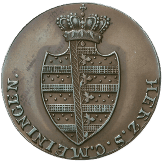 Saxe-Meiningen Saxe-Meiningen ¼ kreuzer, 1823 coin 1