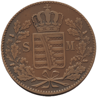 Saxe-Meiningen Saxe-Meiningen 1 pfennig, 1839-1842 coin 1