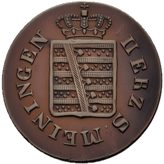 Saxe-Meiningen Saxe-Meiningen ½ kreuzer, 1829-1832 coin 1