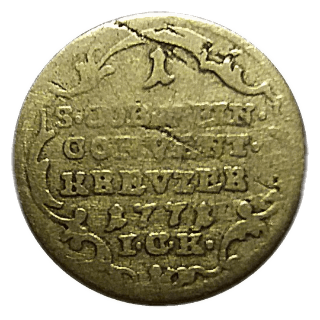 Saxe-Meiningen Saxe-Meiningen 1 kreuzer, 1771 coin 2