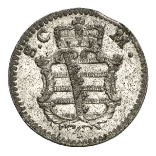 Saxe-Meiningen Saxe-Meiningen 1 kreuzer, 1781 coin 1