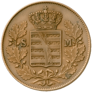 Saxe-Meiningen Saxe-Meiningen 1 kreuzer, 1842 coin 1