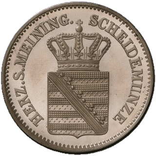 Saxe-Meiningen Saxe-Meiningen 1 kreuzer, 1864-1866 coin 1
