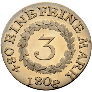 Saxe-Meiningen Saxe-Meiningen 3 kreuzer, 1808 coin 2