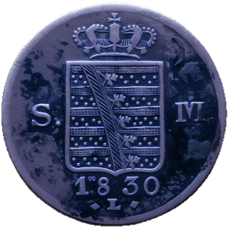 Saxe-Meiningen Saxe-Meiningen 6 kreuzer, 1828-1830 coin 1