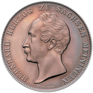 Saxe-Meiningen Saxe-Meiningen 1 gulden, 1843-1846 coin 1