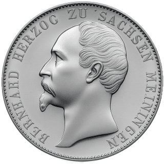 Saxe-Meiningen Saxe-Meiningen 1 vereinsthaler, 1859-1866 coin 1