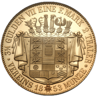 Saxe-Meiningen Saxe-Meiningen 2 thaler, 1853-1854 coin 2
