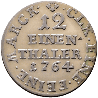 Schwarzburg-Sondershausen Schwarzburg-Sondershausen ¹⁄₁₂ thaler, 1763-1764 coin 2