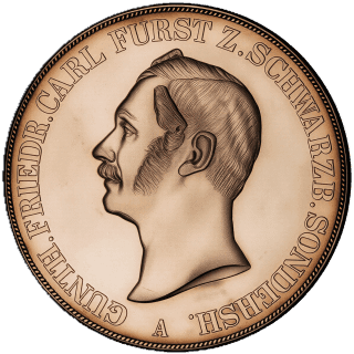 Schwarzburg-Sondershausen Schwarzburg-Sondershausen 2 thaler, 1841-1854 coin 1