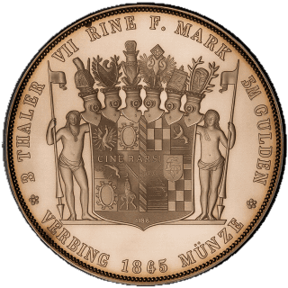 Schwarzburg-Sondershausen Schwarzburg-Sondershausen 2 thaler, 1841-1854 coin 2