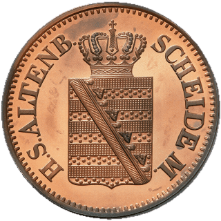 Saxe-Altenburg Saxe-Altenburg 1 pfennig, 1841 coin 1