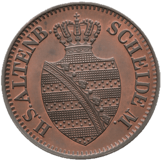 Saxe-Altenburg Saxe-Altenburg 1 pfennig, 1856-1865 coin 1