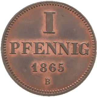 Saxe-Altenburg Saxe-Altenburg 1 pfennig, 1856-1865 coin 2