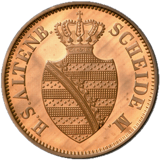 Saxe-Altenburg Saxe-Altenburg 2 pfennig, 1856 coin 1