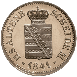 Saxe-Altenburg Saxe-Altenburg 10 pfennig, 1841-1842 coin 1