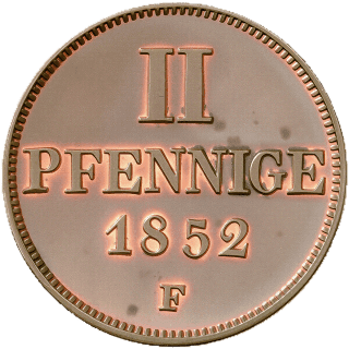 Saxe-Altenburg Saxe-Altenburg 2 pfennig, 1852 coin 2