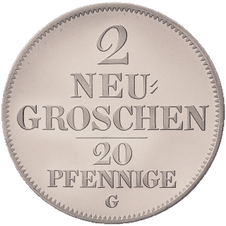 Saxe-Altenburg Saxe-Altenburg 20 pfennig, 1841 coin 2