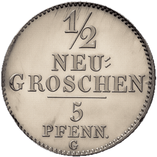 Saxe-Altenburg Saxe-Altenburg 5 pfennig, 1841-1842 coin 2