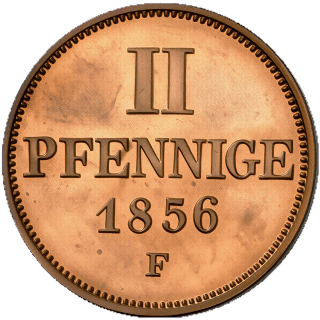 Saxe-Altenburg Saxe-Altenburg 2 pfennig, 1856 coin 2