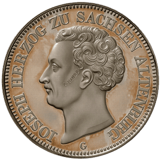 Saxe-Altenburg Saxe-Altenburg 1 thaler, 1841 coin 1