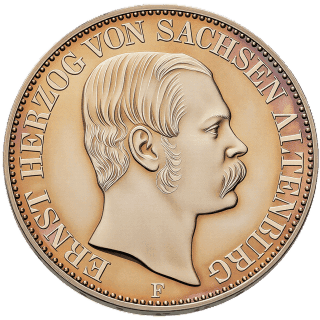 Saxe-Altenburg Saxe-Altenburg 1 vereinsthaler, 1858-1869 coin 1