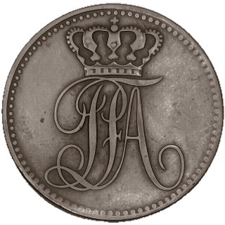 Oldenburg Oldenburg ¼ grote, 1846 coin 1