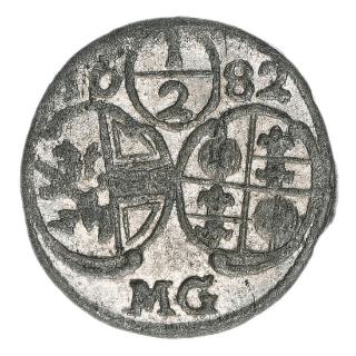 Salzburg Salzburg ½ kreuzer, 1671-1687 coin 1