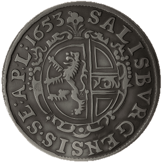 Salzburg Salzburg 3 kreuzer, 1653 coin 2
