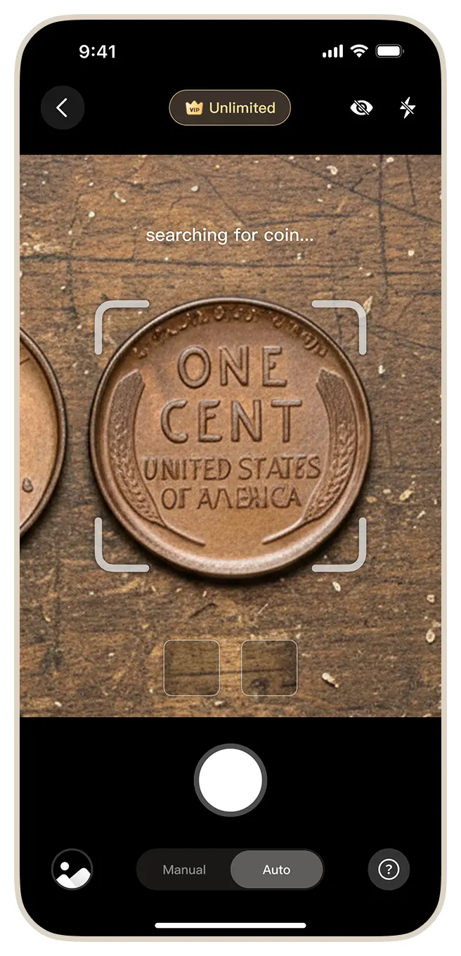 ScanMyCoin AI coin identification